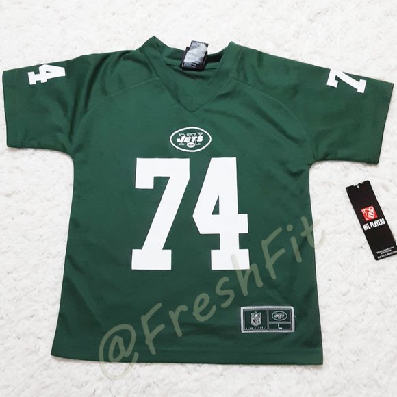 🆕NFL New York Jets Nick Mangold #74 Player Jersey Kids Large NWT